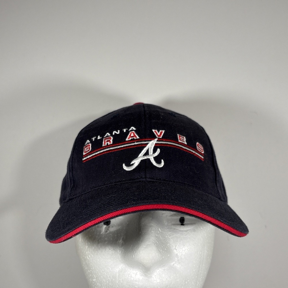 Drew Pearson Atlanta‎ Braves Navy Blue MLB Strap Back Hat